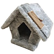 Resim Botar Vega Tırmalamalı Kedi Evi – Gri 
