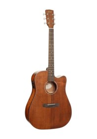 Resim Cort Earth60mceop Masif Maun Kapaklı Elektro Akustik Gitar Orta 