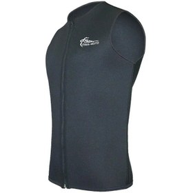 Resim Free-Moto Motorsikletçi Sıfır Yaka Neopren Yelek - 3XL 