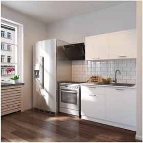 Resim Tdesigno Ela Hazır Mutfak Dolabı 120 Cm - Tezgah Dahil Değil Beyaz 