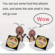 Resim 3 adet Ant Traps - Toksik Olmayan, Kimyasal Olmayan, İç Mekan ve Mutfak Kullanımı İçin Güvenli, Etkili Ant Kontrol Çözümü, Ant Kontrol Çözümü|Güvenli Traps|Dayanıklı Plastik Traps, Ev için Ant Traps 