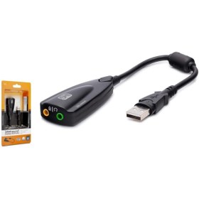 Resim HADRON Hd4209 7.1 Kanal Usb Ses Kartı Yüksek Kaliteli Ses Deneyimi Sunan 1 Adet 