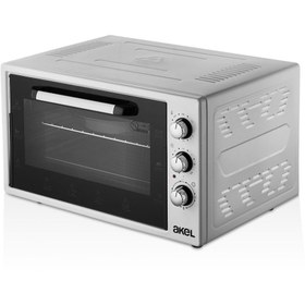 Resim Akel Af380l-gri Lambalı, Termostatlı, Saatli 38 Litre Midi Fırın 