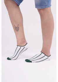 Resim The Socks Company 3 Çift Özel Kutulu Erkek Görünmez Çorap 23SDCR150P Gri 