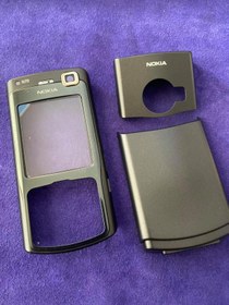 Resim Nokia N70 Ön Arka Kapak Siyah(Tuşsuz) - N70 Kapak 