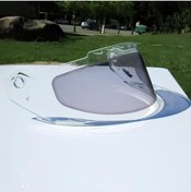 Resim WEEPRO Photochromic Kask Vizör Buğu Buhar Önleyici Fotokromik Universal Pinlock Film 