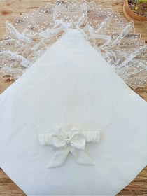 Resim Dantelli Özel Taçlı Bebek Kundağı Unisex Bebek Dış Kundak Battaniyesi Hastane Çıkışı Hediyelik Knd45237 Ekru 