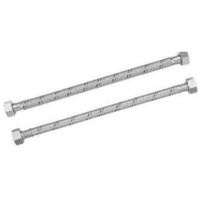 Resim 2 Adet 50 Cm 3-8-3-8 Spiral Klozet Bağlantı Flex Hortumu 