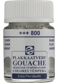 Resim Talens Guaj Boya Cam Şişe 16Ml 800 Silver Metalik.Yaldız Silver Metalik Yaldız 
