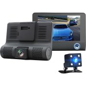 Resim Kingboss 3'lü Lens Kamera Seti Araç Içi Kamerası Full Hd 1080 P 