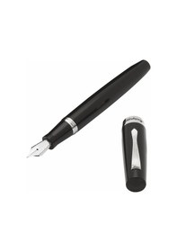 Resim Montegrappa Elmo 02 Jet Siyah Dolma Kalem Ise2R3Ac 