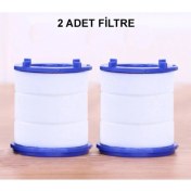 Resim Tasarruflu Su Filtresi 2 Adet Yedek Musluk Başlığı Kireç Önleyici Filtre 