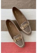 Resim Bej Kadın Loafer Ayakkabı K01362245528 Çok Renkli 
