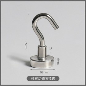 Resim Xindoker Orta Boy Manyetik Pencere/kapı Bağlayıcı - Delme Yok Güçlü Mıknatıslı Duvar Asıcı - Ev Kullanıma Uygun Pratik Ahşap/metal Üstüne Tutucu 