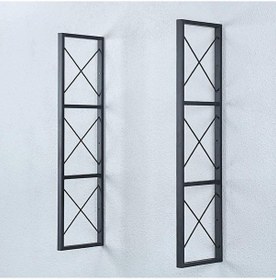 Resim Metal Duvar Rafı Mutfak Salon Rafı Duvar Kitaplığı 