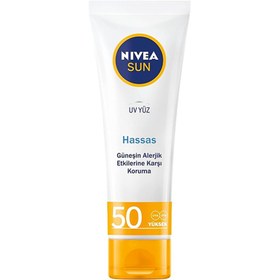 Resim Nivea Sun Hassas Yüz Güneş Kremi 50 ml 