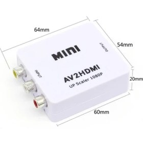 Resim Class Av - HDMI Çevirici Av To HDMI Converter Rca To HDMI Tos Av Çevirici Dönüştürücü 