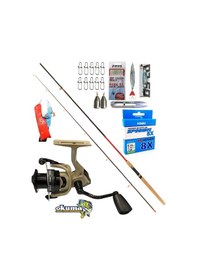 Resim Okuma Outrax 3000 270cm 10-35gr Remixon Red Zoom Rapala Maket Balık Spin Olta Takımı Seti 