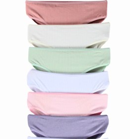 Resim Harika KIDS Kız Çocuk Pamuklu Baskılı Desenli Pamuklu 7'li Paket Slip Külot 