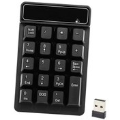 Resim Springsun 2.4 GHz USB 19 Tuşlu Kablosuz Mekanik Sayısal Klavye 