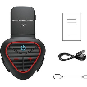 Resim Vkemall "lx1 Motosiklet Kaskı İçin Bluetooth 5.0 Kulaklık - Uzun Şarj Ömürlü, Su Geçirmez, Akıllı Ses Kontrollü" 
