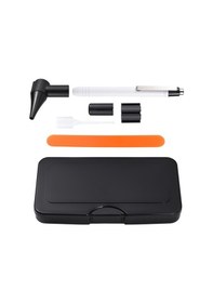 Resim Pazly Taşınabilir Led Işıklı Kulak Otoskop Ve Temizleme Seti - Siyah/beyaz 