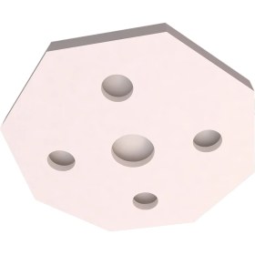 Resim Motifpiyer Tavan Spot Göbek TSG-DUZ-ALTIGEN-56CM Çap 