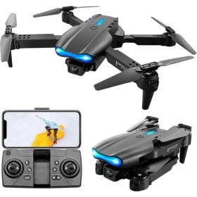 Resim Lidyahan Store Pro 4K Hd Çift Kamera Drone, Katlanabilir, Wifi Bağlantılı, Akıllı Telefon Kontrollü Amatör Seviye 