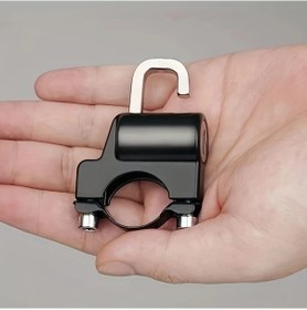 Resim Turcoshop11 22-28mm Gövde Borulu Kask Kilidi Motosiklet Aksesuarı Scooter Kilit 
