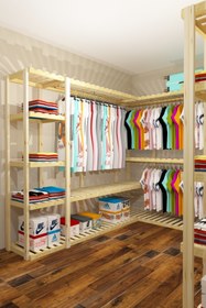 Resim Fokai Wood O X A N - Giyinme Odası Dolabı 