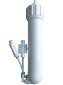 Resim Tezgahaltı Su Arıtma Cihazı Için Membran Kabı Çek Valf Atık Kısıcı Dört Yollu Vana Hazır Bağlı Set 