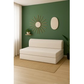 Resim Homedius Magic Katlanır Yataklı Koltuk Bej-Çift 