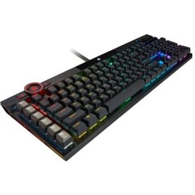 Resim Corsair K100 RGB İngilizce CH-912A014-NA Oyuncu Klavyesi Kablolu Mekanik 