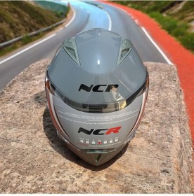 Resim Ncr-158 Çene Açılır Gözlüklü Ece Belgeli Kask Nardo Gri 