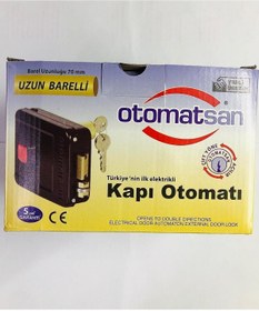 Resim Otomatsan UZUN BARELLİ OTOMATSAN TİRAJLI ELEKTRİKLİ OTOMATİK 3 ANAHTARLI DIŞ KAPI OTOMATİĞİ 70 MM 