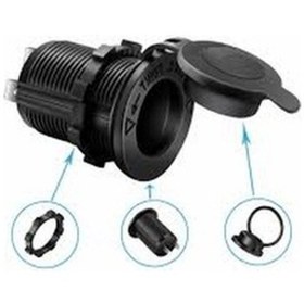 Resim Oto Çakmak Fiş Çakmaklık Dişi Pano Tip 30Mm Şase Monteli 5 Adet N11.149 