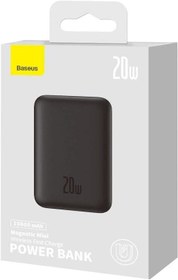 Resim Baseus MgSafe Mini Overseas Edition Siyah 10000 mAh Hızlı Şarj Kablosuz Powerbank - Outlet 