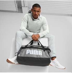 Resim Puma Challenger Duffel S Unisex Gri Spor Çantası 07953012 Gri 