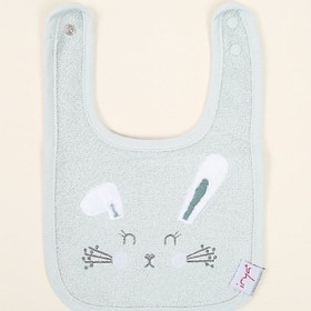 Resim İrya Bunny %100 Pamuk Bebek Önlüğü Mint 