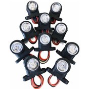 Resim Ahmet Otomotiv 10'lu Paket Mini Takoz Kırmızı Beyaz 12v-24v 