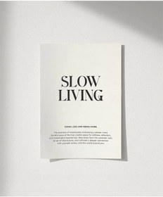 Resim Çerçevesiz Poster Sadelikte Derinlik 