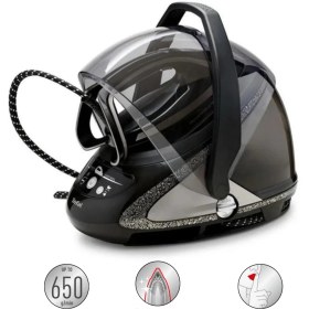 Resim Tefal Pro Express Ultimate 8 Bar Basınçlı Akıllı Sensörlü Siyah Buhar Kazanlı Ütü - Ultra Hafif, Kireç Avcısı, Damlama Emniyeti ve Durilium Airglide Taban 