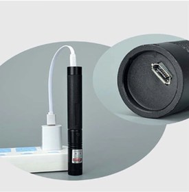 Resim gaman Ultra Kaliteli Uzun Menzilli Usb Şarjlı Yeşil Lazer- Kedi Oyuncağı Lazeri 