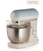 Resim ARİETE Vintage 1200 W Mavi Mutfak Şefi 5.5 lt 