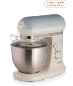 Resim ARİETE Vintage 1200 W Mavi Mutfak Şefi 5.5 lt 