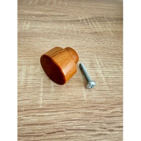 Resim Sienta Home Dekoratif Doğal Ahşap Yuvarlak 8’li Dolap Kulpu Kestane 