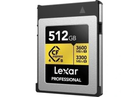 Resim Lexar 512GB Professıonal Gold LCXEXP4512G- Rneng Cfexpress 4.0 Type-B Kart 