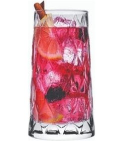 Resim Paşabahçe 420955 Leafy 4'Lü Meşrubat Su Bardağı 450 CC 