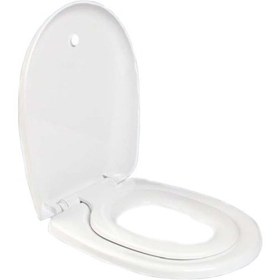 Resim Nkp Universal Thermoplast Yavaş Kapanan Klozet Kapağı Çocuk Adaptörlü - NKP0340 
