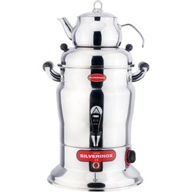 Resim Işıkgaz Silverinox Çay Semaveri 16 Lt. Bir Demlik 